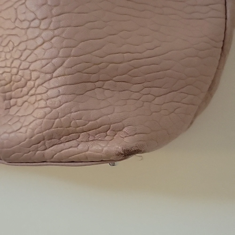 Vince CAMUTO Precious Blush Lambskin Steph Hobo Nappy Tote Bag
